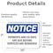Signmission Payments And Co-Pays Are Due Before Services, 10 in W x Rectangle, Vinyl Decal OS-2PACK-NS-D-710-L-17157 - alternate 6